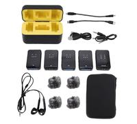 UPALDHOU Wireless Lavalier Microphone, Noise Cancelling Stable Signal Portable Lapel Mic for Camera Phone Computer Live Streaming