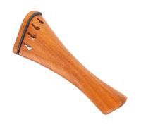 UPALDHOU Wood Violin Tailpiece 4/4 Size Sappanwood Vintage Tailpiece Replacement with String Tuner Holes for Easy Pitch Adjustment Compact Lightweight Design