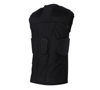 UPALDHOU Youth Padded Compression Vest Sleeveless Athletic Rib Protector Shirt Quick-Drying Polyurethane Fiber Cotton with Enhanced Protection for Multi-Sport Use Soccer Basketball (M)