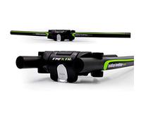 UPANBIKE Bike Folding Handlebar Aluminum Alloy Scooter Handlebar Quick Release Foldable Bar 31.8mm/25.4mm (Black+Green)