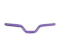 UPANBIKE Bike Handlebar 25.4mm 520mm Aluminum Alloy Riser Bar Rise 80mm for Fixed Gear Bike Bicycle(Purple)