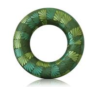 UPCEED Singing Bowl Cushion for Tibetan Singing Bowls, Handmade Silk Brocade Round Cushion Pillow for Sound Healing and Crystal Sound Bowls Accessories(ForestGreen,6.7 Inch)