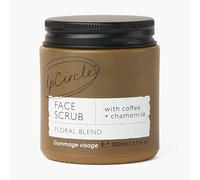 UpCircle Coffee Face Scrub - Floral Blend For Sensitive Skin 100ml - Chamomile, Shea Butter, Coconut + Rosehip Oil - Natural, Vegan Face Exfoliator For Soft, Smooth Skin