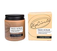 UpCircle Coffee Face Scrub - Citrus Blend For Normal + Dry Skin 100ml - Shea Butter, Coconut + Rosehip Oil - Natural, Vegan Face Exfoliator For Soft, Smooth Skin