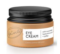 UpCircle Eye Cream With Coffee And Hyaluronic Acid 15ml - For Dark Circles, Puffiness + Wrinkles - Glycerin, Maple Bark + Cucumber Extract - Natural,