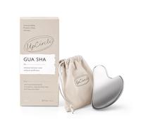 UpCircle Gua Sha Facial Tool - Relieves Tension, Aids Lymphatic Drainage + Boosts Circulation for A Healthy Glow - Stainless Steel Tool