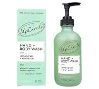 UPCIRCLE Hand + Body Wash with Kiwi Water 250ml - For Soothing + Protecting - Glycerin + Lemongrass - Natural, Vegan + Cruelty-Free
