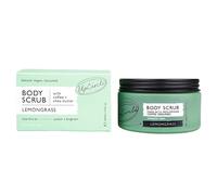 UpCircle Exfoliating Coffee Body Scrub with Lemongrass 220ml - Sea Salt, Shea Butter + Coconut Oil - Exfoliates Your Skin + Improves Circulation - Natural, Vegan Exfoliator For Soft, Smooth Skin