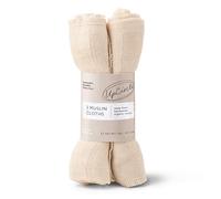 UPCIRCLE Organic Muslin Cloths (2pcs) Certified Organic - Removes Make Up - Double-Layered and Eco Friendly - for All Skin Types