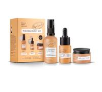 UpCircle Discovery Set - Cleansing Face Milk, Face Moisturiser and Peptide Serum Trio - Vitamin E, Niacinamide + Aloe Vera - Boosts Collagen, Hydrates + Soothes - Vegan + Cruelty-Free