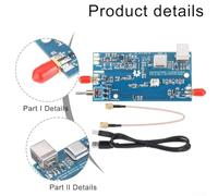 Upconverter for Relay Chip 125MHz for RTL2832 and R820T2 Receiver, Compatible with for HackRF Development Board - Signal Spectrum Analyzer Enhancement Tool