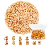 UPCSKDA 200PCS Mini Resin Animals Miniature Capybara Little Figures for DIY Craft Micro Landscape Fairy Garden Aquarium Dollhouse Potted Plant Decoration (Capybara)