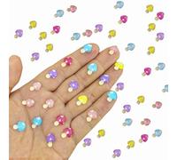 UPCSKDA 200PCS Mini Resin Mushroom Miniature Plants Little Figures for DIY Craft Micro Landscape Fairy Garden Aquarium Dollhouse Potted Plant Decoration (Mushrooms)