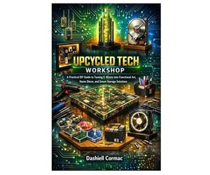 UPCYCLED TECH WORKSHOP: A Practical DIY Guide to Turning E-Waste into Functional Art, Home Décor, and Smart Storage Solutions