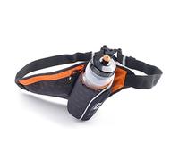 UPD Ultimate Performance Ribble II 650ml Hip Bottle & Holster Hydration Belt Insulated angled bottle holder easy access belt Fits 26"-42" waist large zipped pocket fits smart phone Orange