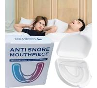 Updata Anti Snoring Mouthpiece,2024 New Sleepzee Snoring Aid,Zcomfort Anti Snoring Mouth Guard,Snoring Aids Mouthpiece for Men and Women (White)