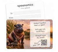 UPDATABLE Keepsake Card, Personalised Pocket Hug Gift, QR Points to YOUR Song or Video. Change Anytime. Credit Card Size fits Wallet/Purse. Thinking of You, Miss You, Get Well Soon, Congratulations
