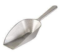 Update International ASFB-210 4oz Scoop, Cast Alum, Aluminum-Flat Bottom