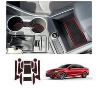 [Update] LUWU for 2023 Kia KIA K5 DL3 Center Console Liners Mats,2021-2023 K5 GT Line Cup Holder Inserts Mats 2023 K5 LX LXS GT EX Center Console Shifter Liner Trim Mats 2023 Kia K5 Accessories