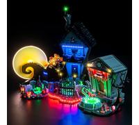 Update Version Led Light Set Compatible with Lego Disney Tim Burton's The Nightmare Before Christmas (No Lego), Decoration Lighting Set for 21351 The Nightmare Before Christmas Creative Toys