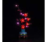 Update Version Led Light Set Compatible with Lego Plum Blossom 10369 (No Model), Decoration Lighting Set for 10369 Icons Plum Blossom Flower Décor Creative Toys