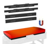 Update Wind Guards for Blackstone 36 inch Griddle, Stainless Steel Magnetic Wind Shields for 36" Blackstone Grill Replacement Parts, Heat Shield Suitable for Side Shelf and Hood, Black