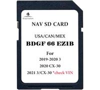 Updated GPS Navigation SD Card | Compatible with Ma-da 3(2019-2020), CX-30(2020), Ma-da 3/CX-30(2021*Check VIN) | USA/CAN/MEX GPS Maps Update