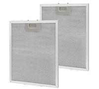 Updated W10169961A Range Hood Filter Replacement, Fits Whirlpool, Ikea, Kitchen Aid, Jenn Air, 5-Layer Aluminum Mesh Hood Grease Filter 10.5x12 Inch, Aluminum Range Hood Vent Filters (2)