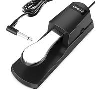Upella Piano Sustain Pedal - Universal Keyboard Foot Sustain Pedal for Yamaha, Roland, Casio,Korg Digital Pianos MIDI,Keyboard Electronic Keyboards Electric Organ Synthesizer, 1/4 Inch Jack