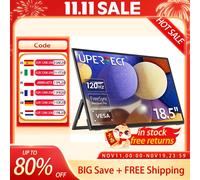 UPERFECT 18.5" Portable Monitor IPS PS5 XBOX 1080P 120Hz Gaming IPS Display For Laptop Dual USB C HDMI Computer Extend Screen 18.5 1080P 120Hz