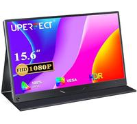 UPERFECT Portable Monitor FHD 1080P 15.6 Inch Monitor IPS Screen Matte Monitor, with Standard HDMI/Type-C, Support VESA, Second Monitor for Laptop/PC/PS/Phone/Switches, with Smart Cover