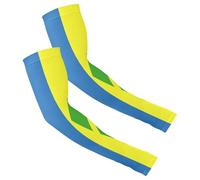 UPF 50+ Sun Protection Men's & Women's Compression Arm Sleeves for Daily Wear Stretchy for Most Arms Flag of Saint Vincent and The Grenadines