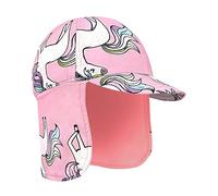 UPF 50+ Sun Protection Swim Cap Flap Hat in Unicorn Pattern for Kids, Quick Drying Boys Sun Hat with Neck Protection for Beach Seaside Pool, Unicorn