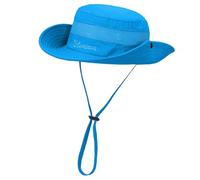UPF50+ Kids Sun Hat Adjustable Chin Cord Wide Brim Lightweight Fisherman Hat for Outdoor Beach Camping Activities Beach for Boy Girl Sky Blue
