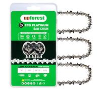 UPFOREST Chainsaw chain 16 Inch Chainsaw Chain 3-Pack S55, 3/8" LP Pitch - .050" Gauge - 55 Drive Links Low-kickback fits Craftsman,Stihl MS 170, MS 180, and MS 180 C (91YNS55X3)