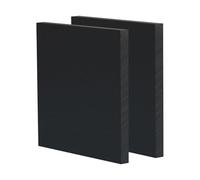 UpGBRF ABS Plastic Sheets Moldable ABS Plastic Board Suitable for Use in Architectural Models, 10cm X 10cm, 3 Colours,Black,Thickness:10mm