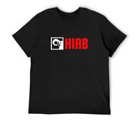 UPgentMMD Hiab T-Shirt Telehandlers Forklift Black XXL
