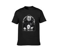 UPgentMMD Men's Fashion T Shirts Garth Marenghi'S Darkplace Author Dreamweaver Visionary Double Stitch Sleeves and Hem Black XL