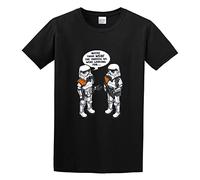 UPgentMMD Men's Fashion T Shirts Maybe Those were The Droids We were Looking for. Short Sleeves Black 3XL