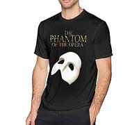 UPgentMMD Mens Funny The Phantom of The Opera t-Shirt S Black 3XL