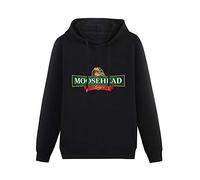 UPgentMMD Men's Hoody Sweatershirt Graphic Hoodie Moosehead Lager Clothing Long Sleeve Sweatshirts Black M