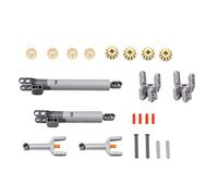 UpGLeuch Technic Hydraulic Parts Pneumatic Kit - Compatible with Major Bricks Set, Replacement Parts and Pieces - Air Pump Gears and Axles Set