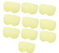 Upgrad 10Pack 0700600881 Amber Front Cover Lens Compatible with ESAB Sentinel A60 Welding Helmets, High definition, crystal clear with no distortion,Not for use with ESAB Sentinel A50 Welding Helmet.