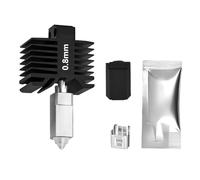 Upgrade 0.8mm Hardened Steel Hotend Kit for Bambu Lab X1C, P1 Series, 3D Printer 300℃ High Temperature All Metel Integerted Desige Hot End Nozzle Kit for P1S, P1P