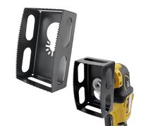 Upgrade 1 Pcs Square Slot Cutter Compatible for Dewalt 20V & Milwukee M18 Oscillating Multi-Tool to Cut-in Single Gang Wall Boxes,Outlet Cutter for Drywall,Efficient Carving Tool,Square-Shaped,Black