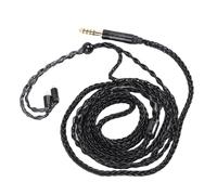 Upgrade 16 Core Silver Plated OFC IEM Earphone Cord for ZST AS10 ZSR Earphone, 4.4mm Balanced Male to 2 Pin 0.78mm, Free Design for On-The-Go Use