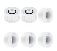 Upgrade 4 Pack Guide Wheels with 2 Pully Gears, Part Number 3884997-R6, Replacement for Dolphin, Nautilus CC Plus Premier Pool Cleaner Accessories