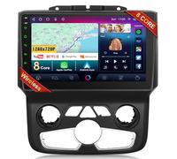 Upgrade 8 Core 4+64G Stereo Radio for Dodge RAM 1500 2500 3500 2013 2014 2015 2016 2017 2018 with Wireless CarPlay and Android Auto, 9 Touch Screen Radio Replacement