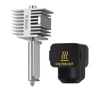 Upgrade A1/A1 Mini Quick-Swap Hotend 0.4mm Hardened Steel Nozzle Fast Speed&High Temp Integrated Structure Hot End Replacement with Silicone Cover Compatible with Bambu Lab A1/A1 Mini 3D Printers