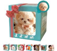 Upgrade AI Robotic Dog for Adults, Dog Realistic Robot Puppy, Interactive Plush Pup Sparks Curiosity, with Walking, Barking & Tail Wagging, Interactive Lifelike Pet for Kids & Adults (A#)